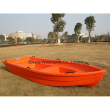 Venda quente 4m PE chinês barco pontão plástico pesca barco para venda